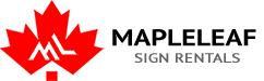 Maple Leaf Sign Rentals