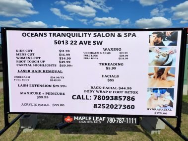 Temporary Sign Rentals Sign Rentals Edmonton Sign Rentals services Sign Rentals in Edmonton Sign Rentals in AlbertaPromote Business in Edmonton Small Business in Edmonton